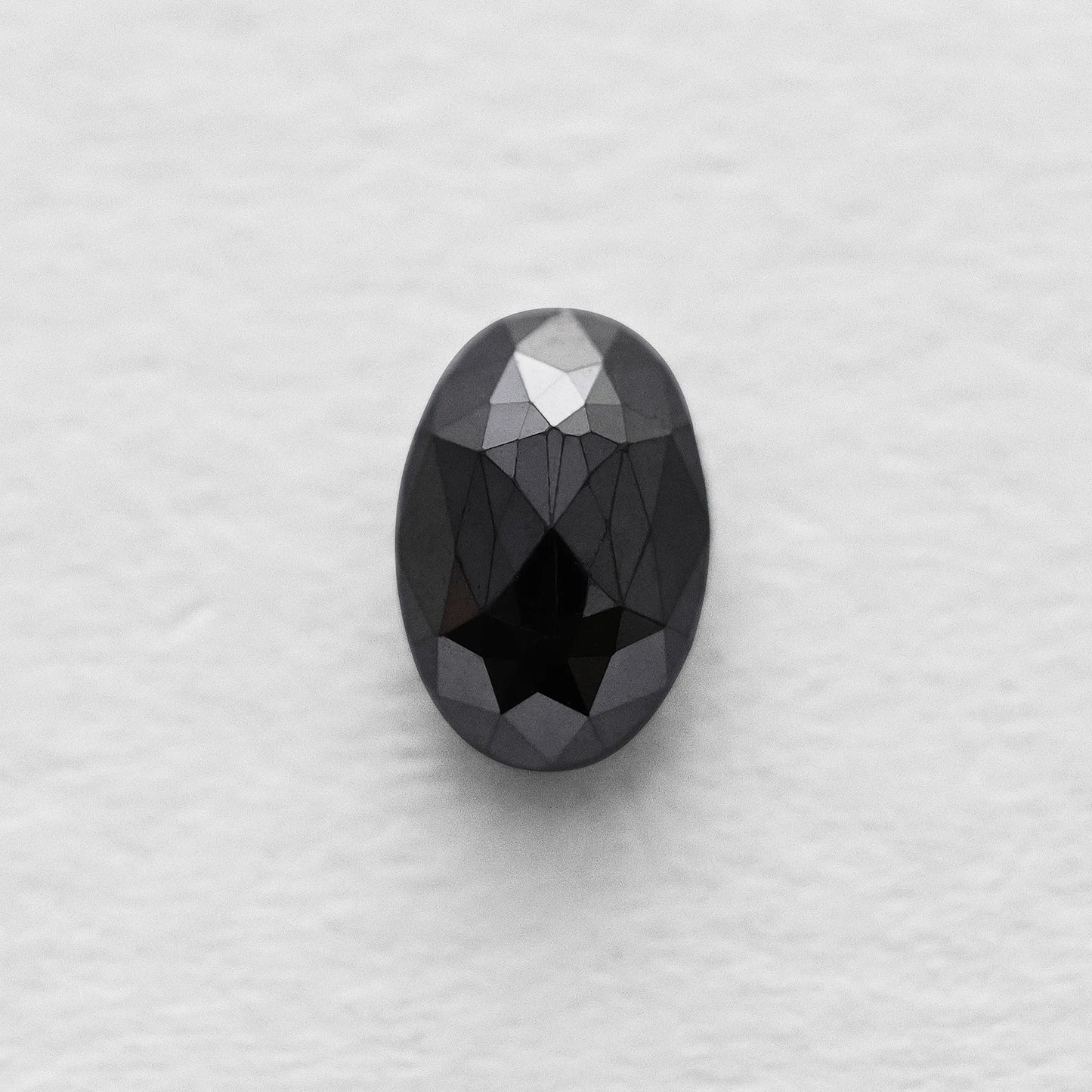 0.60 Ct Oval Brilliant Cut Salt and Pepper Diamond