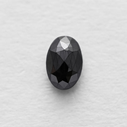 0.60 Ct Oval Brilliant Cut Salt and Pepper Diamond