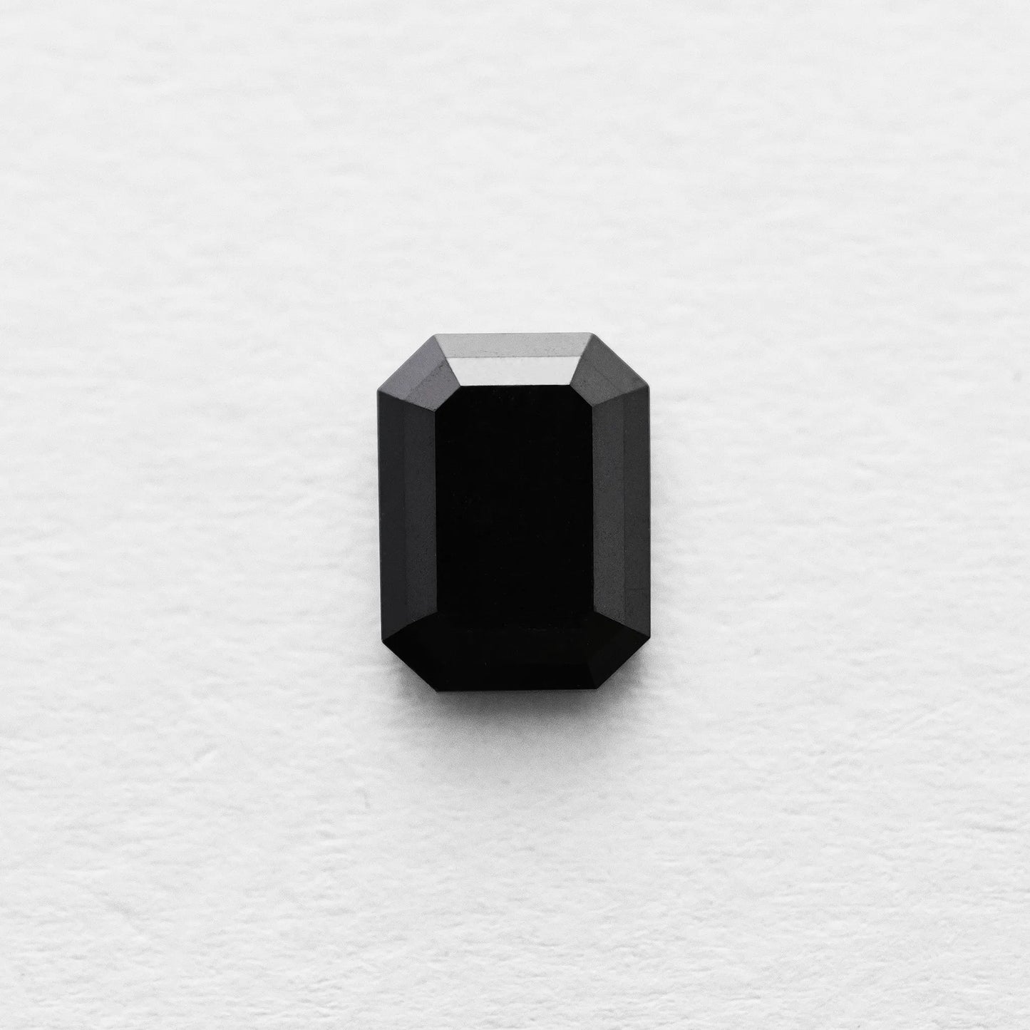 1.38 Ct Emerald Brilliant Cut Salt and Pepper Diamond
