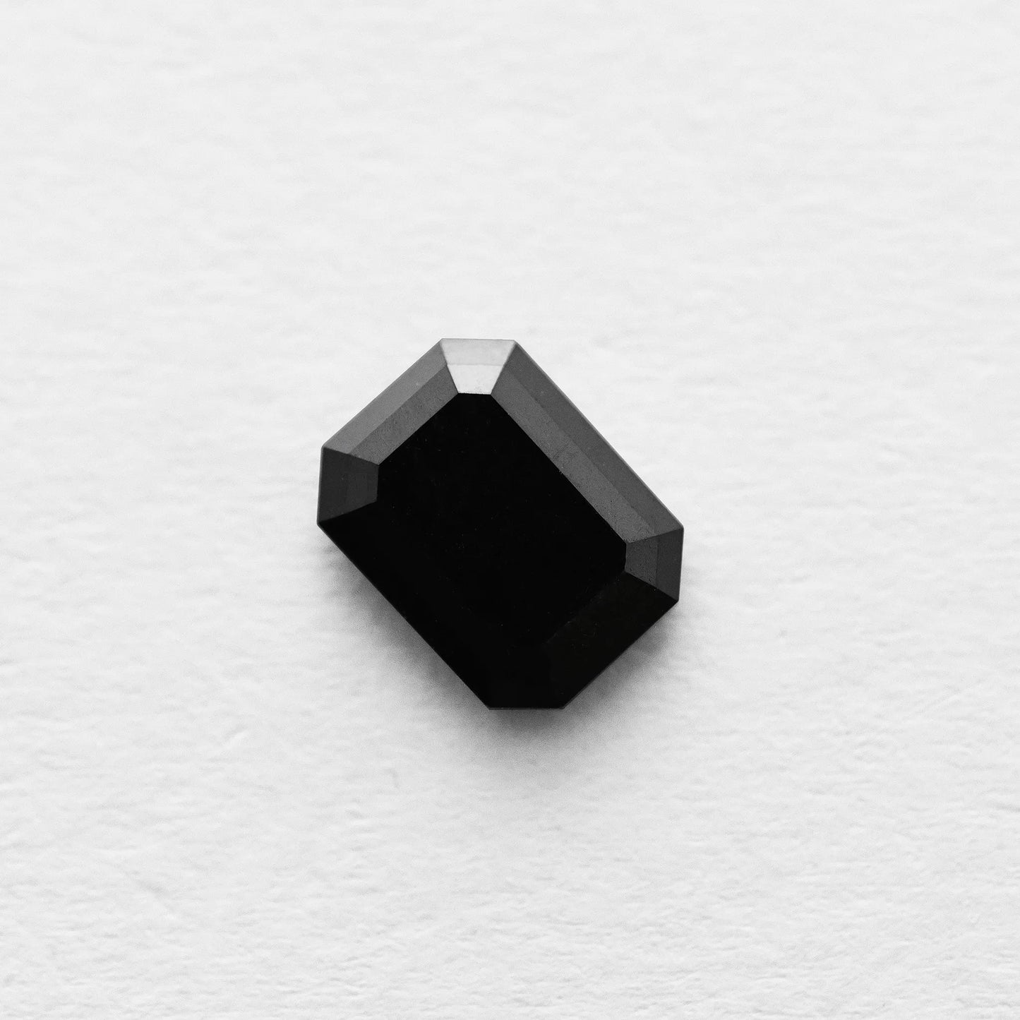 1.38 Ct Emerald Brilliant Cut Salt and Pepper Diamond
