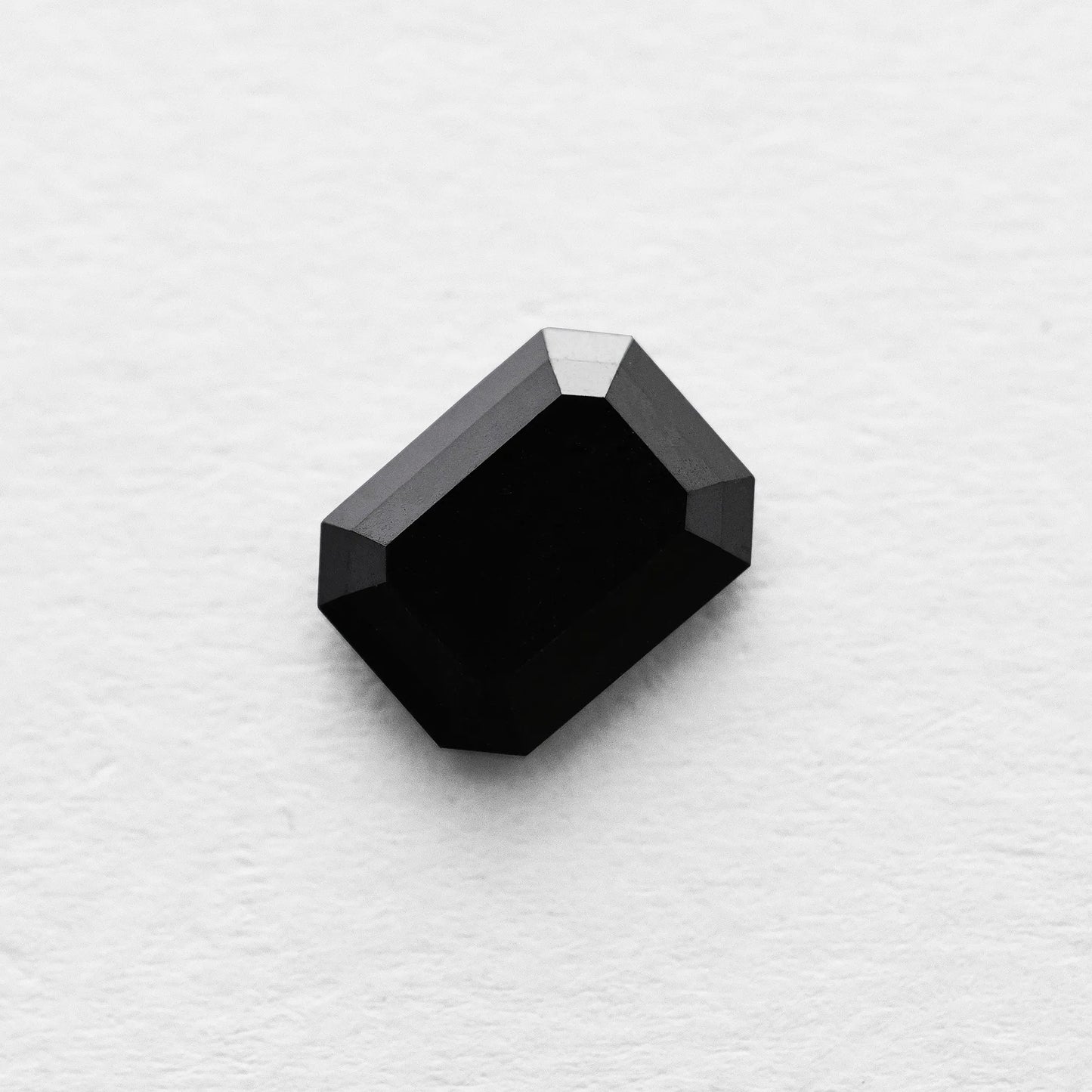 1.38 Ct Emerald Brilliant Cut Salt and Pepper Diamond