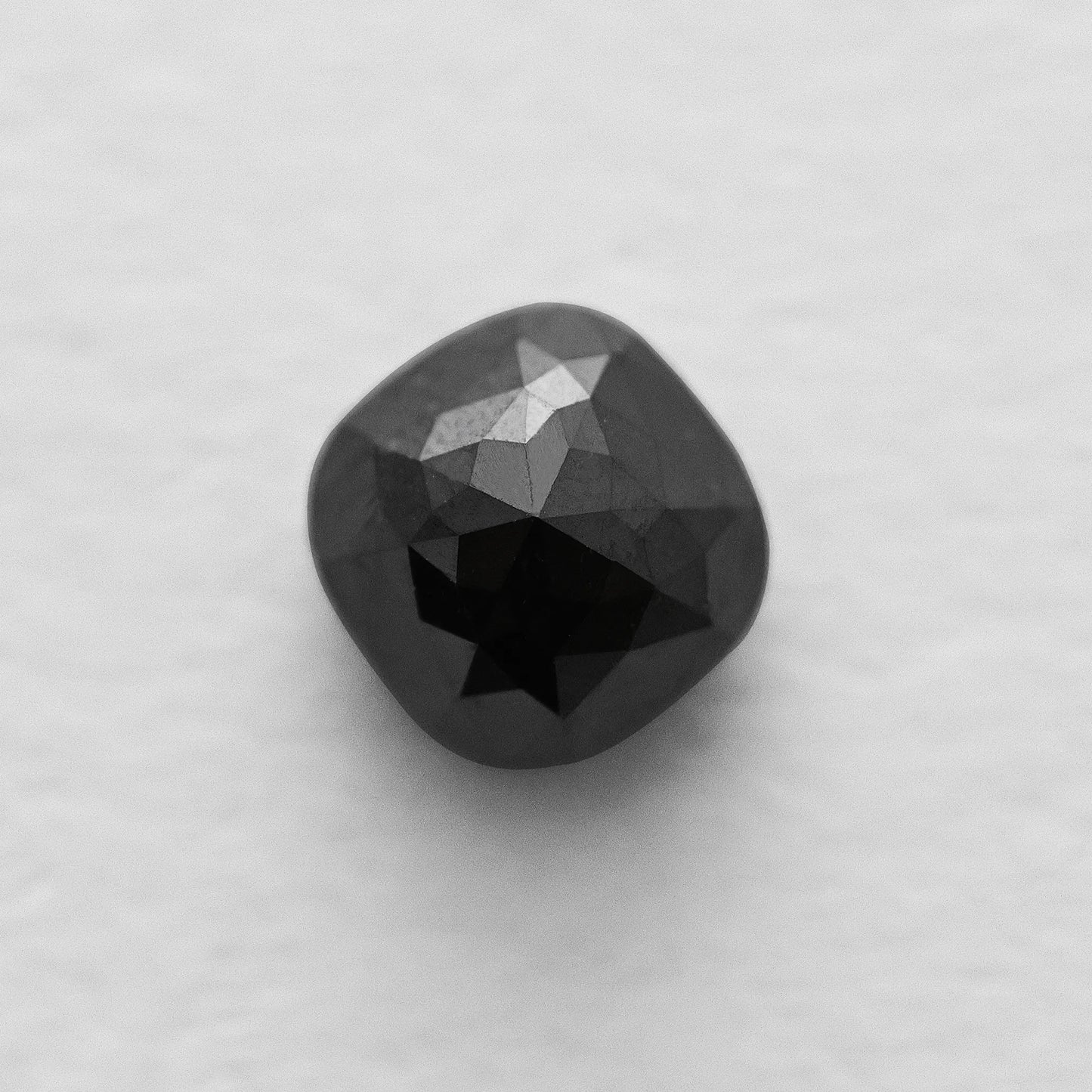 1.55 Ct Cushion Brilliant Cut Salt and Pepper Diamond