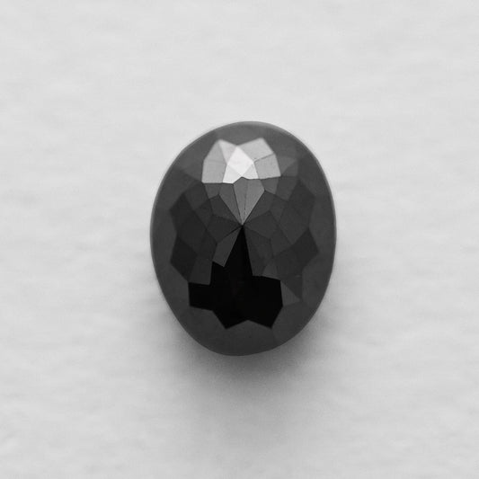 1.83 Ct Oval Brilliant Cut Salt and Pepper Diamond
