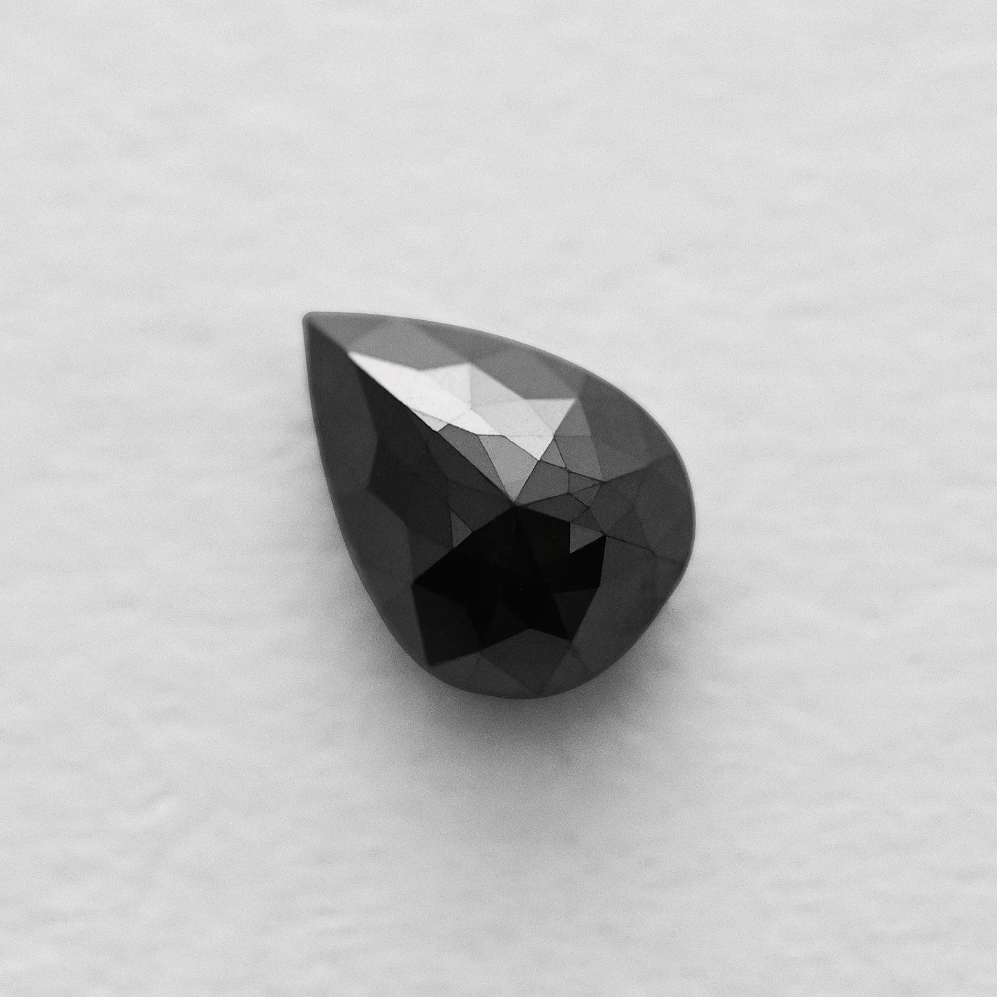 1.26 Ct Pear Brilliant Cut Salt and Pepper Diamond