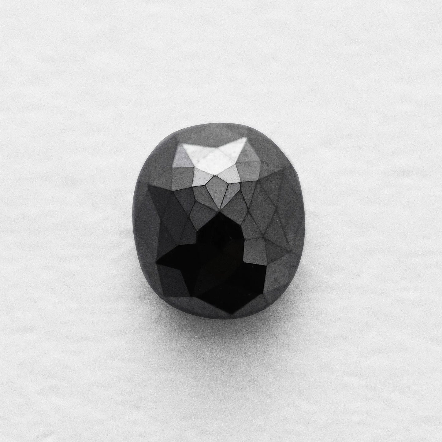 0.88 Ct Cushion Brilliant cut Salt and Pepper Diamond