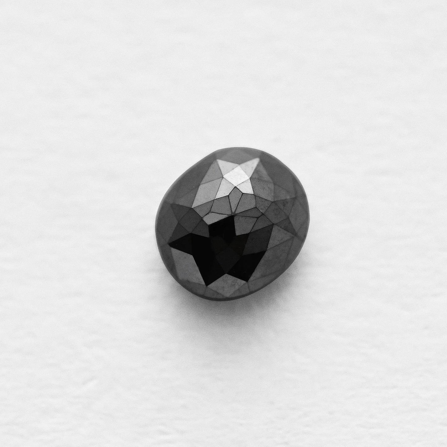 0.88 Ct Cushion Brilliant cut Salt and Pepper Diamond