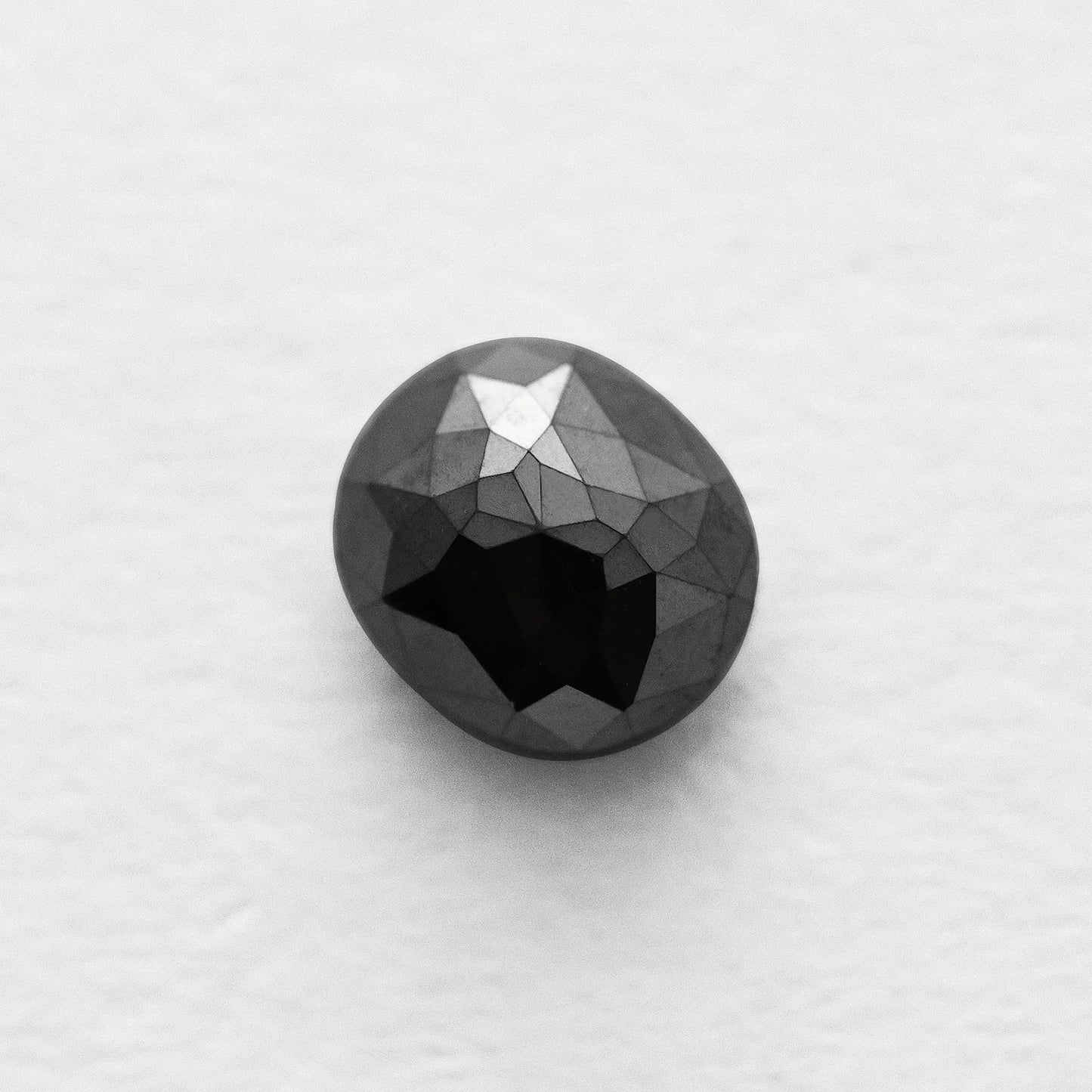 0.88 Ct Cushion Brilliant cut Salt and Pepper Diamond