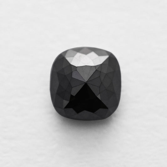 2.22 Ct Cushion Brilliant Cut Salt and Pepper Diamond