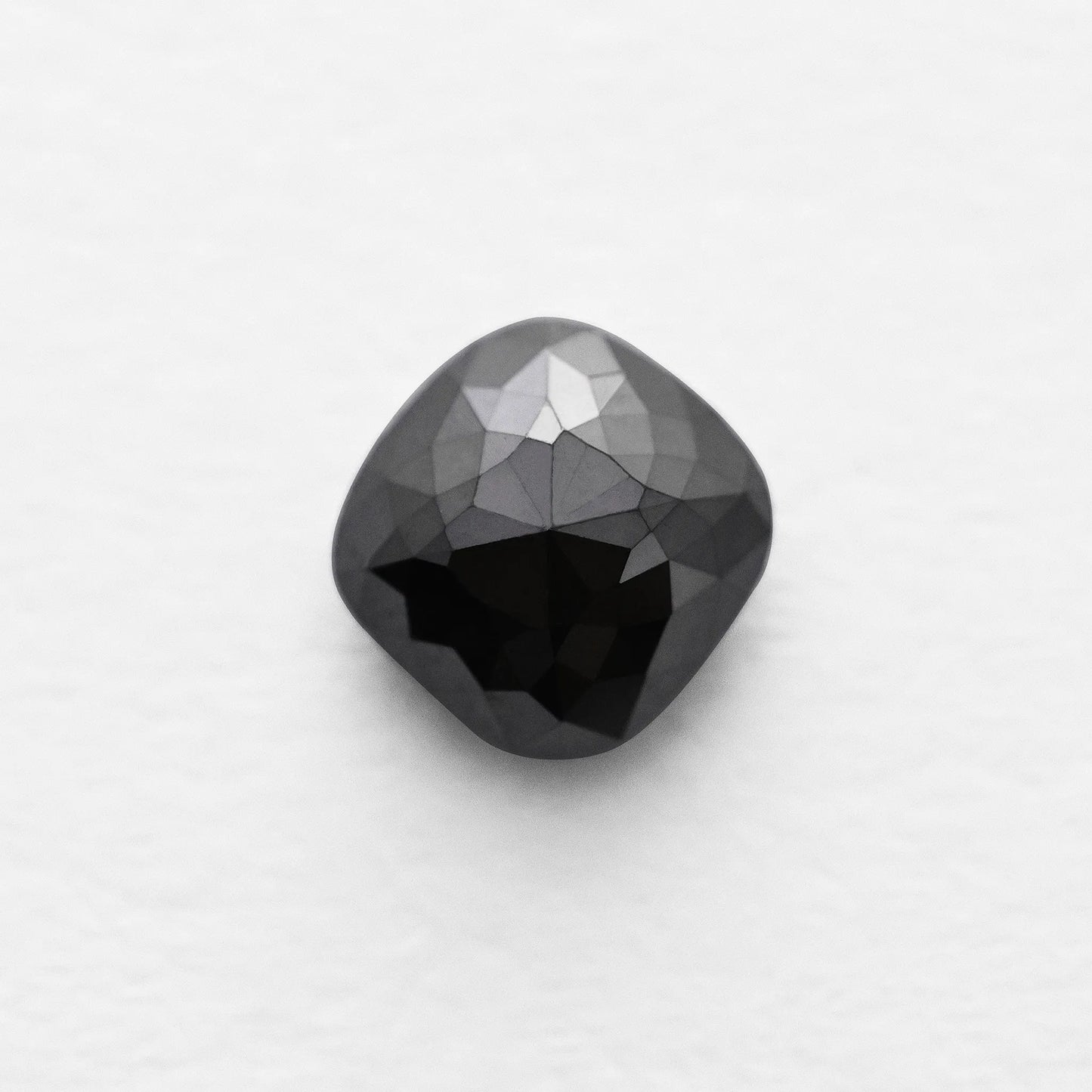 2.22 Ct Cushion Brilliant Cut Salt and Pepper Diamond