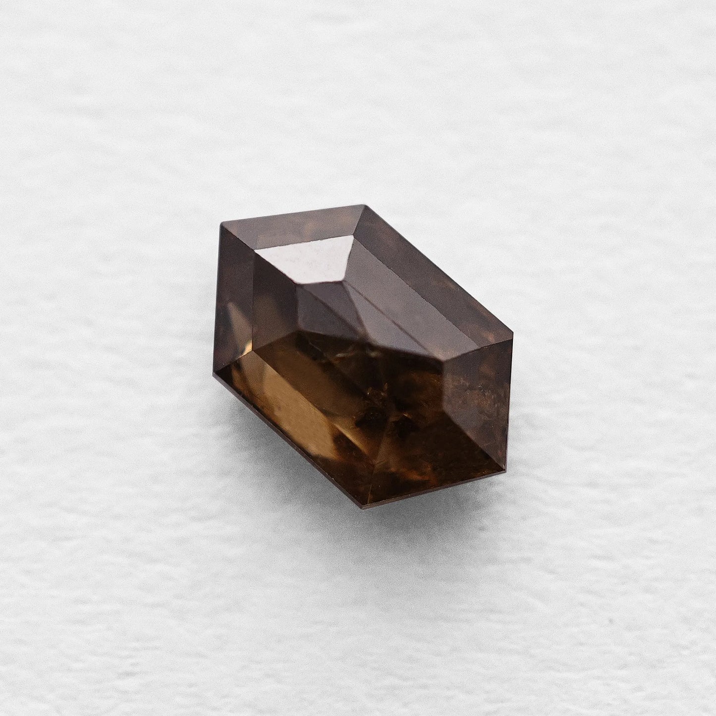 1.02 Ct Hexagon Brilliant Cut Salt and Pepper Diamond