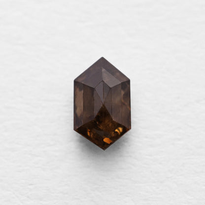 1.02 Ct Hexagon Brilliant Cut Salt and Pepper Diamond