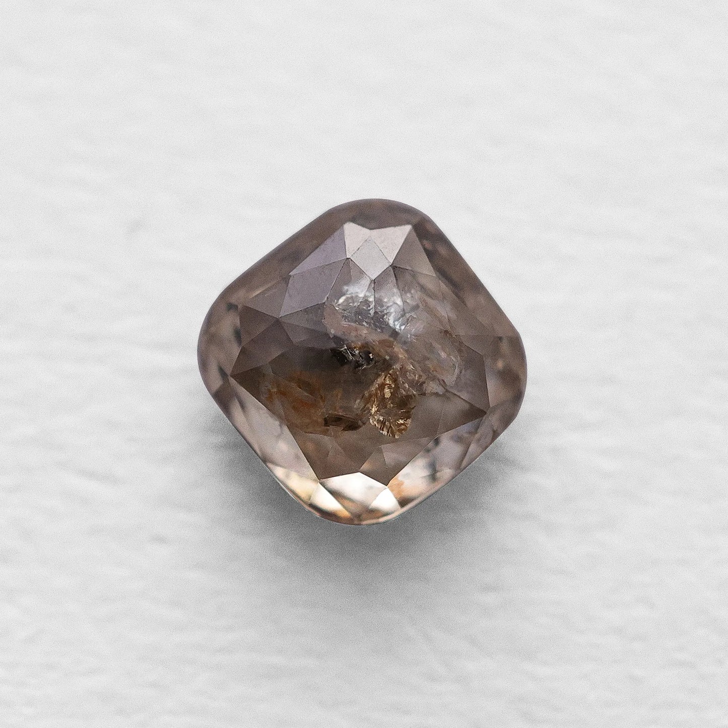 1.02 Ct Cushion Brilliant Cut Salt and Pepper Diamond
