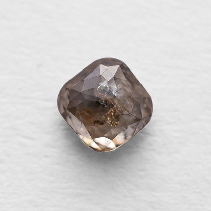 1.02 Ct Cushion Brilliant Cut Salt and Pepper Diamond
