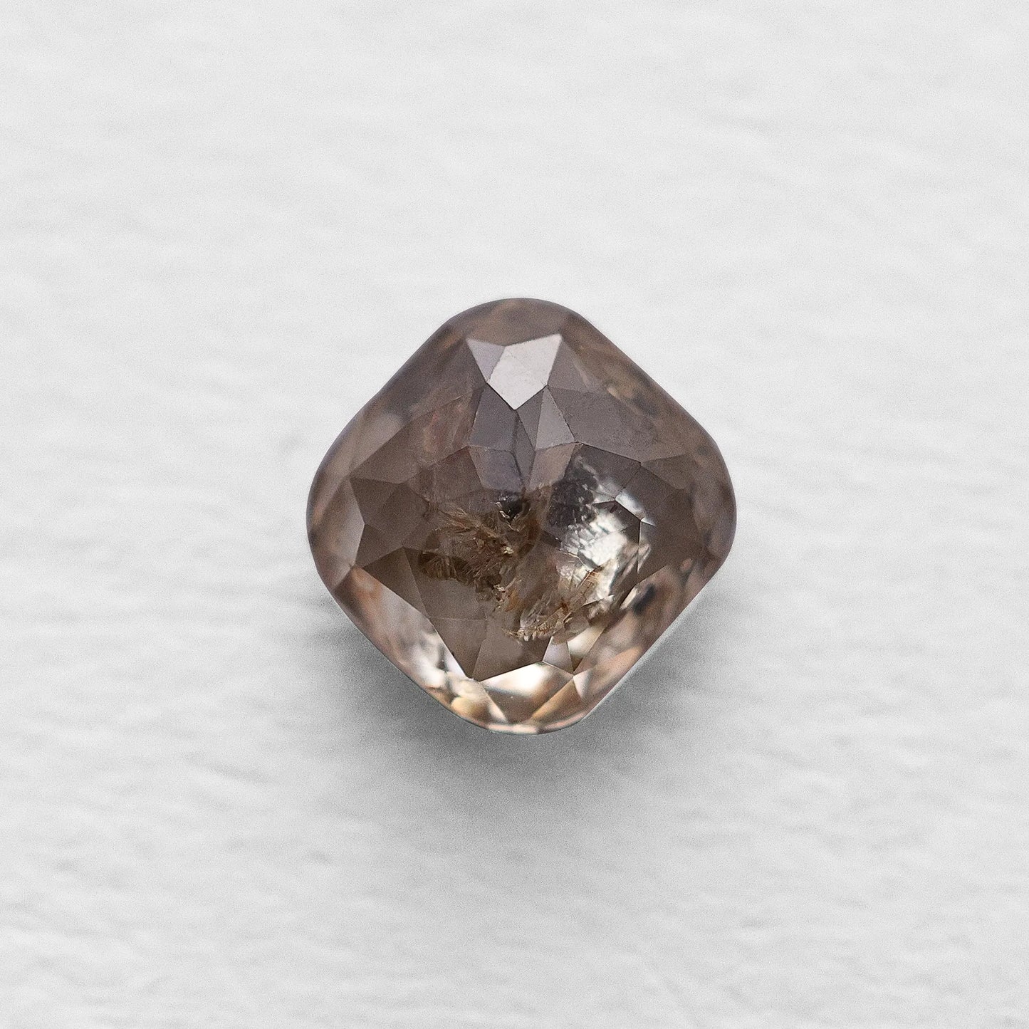 1.02 Ct Cushion Brilliant Cut Salt and Pepper Diamond