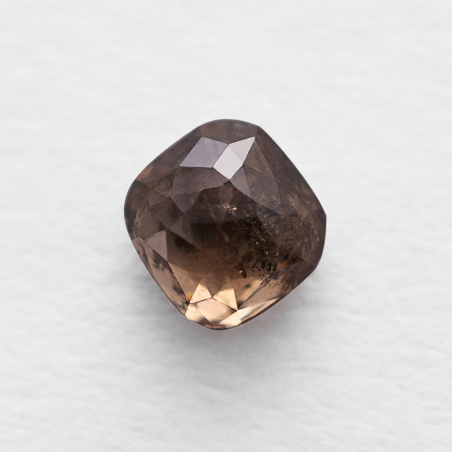 1.27 Ct Cushion Brilliant Cut Salt and Pepper Diamond