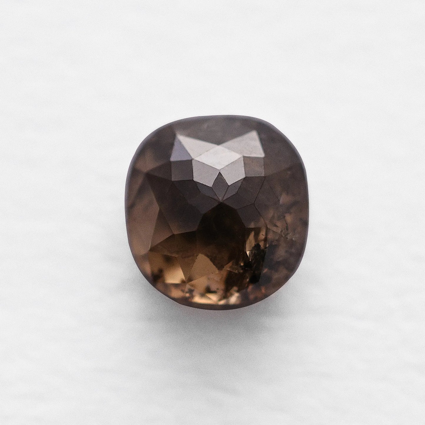 1.34 Ct Cushion Brilliant Cut Salt and Pepper Diamond