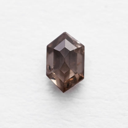 0.76 Ct Hexagon Brilliant Cut Salt and Pepper Diamond