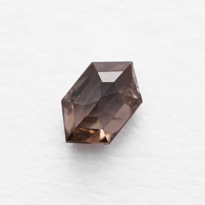 0.76 Ct Hexagon Brilliant Cut Salt and Pepper Diamond