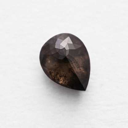 0.98 Ct Pear Brilliant Cut Salt and Pepper Diamond