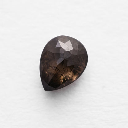 0.98 Ct Pear Brilliant Cut Salt and Pepper Diamond