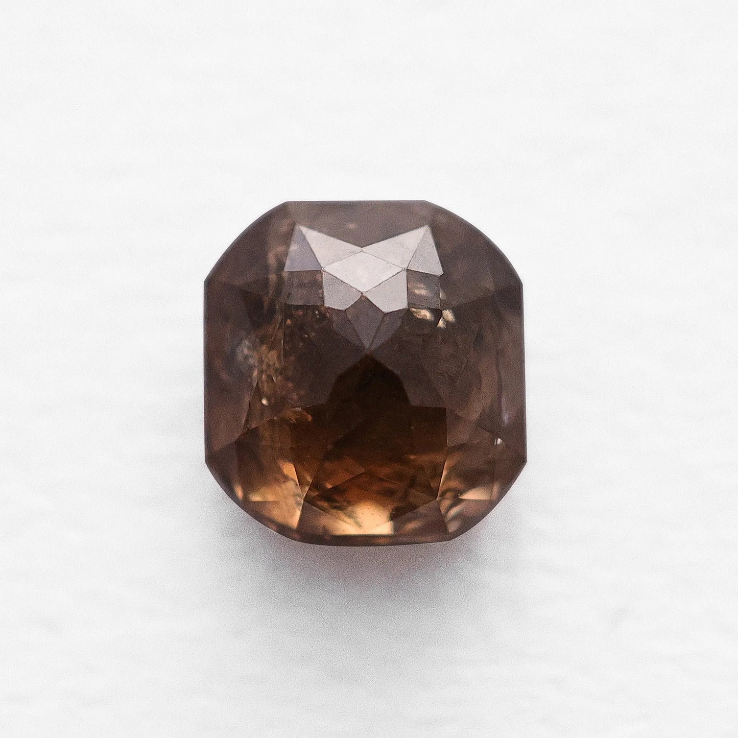0.97 Ct Cushion Rose Cut Salt and Pepper Diamond