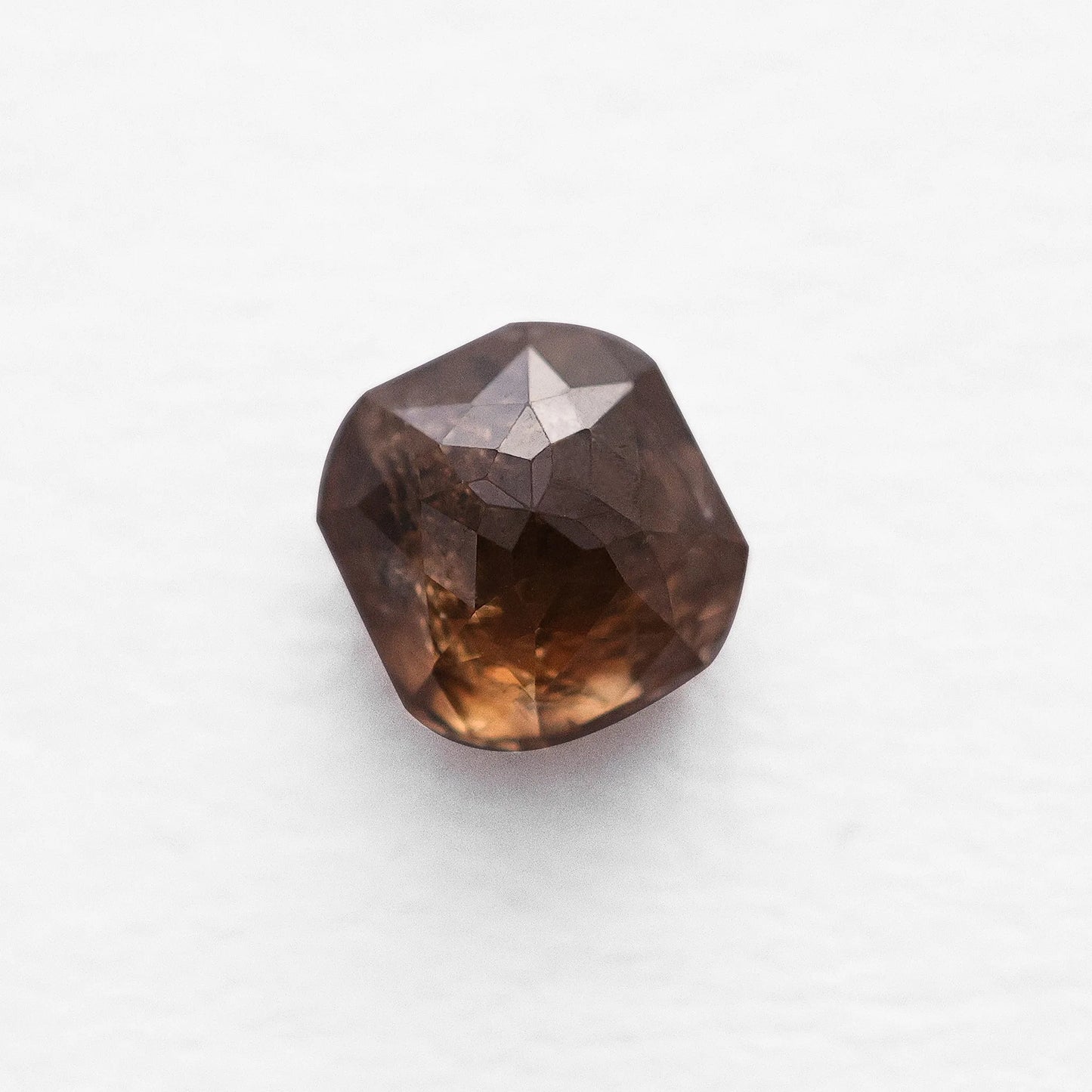 0.97 Ct Cushion Rose Cut Salt and Pepper Diamond