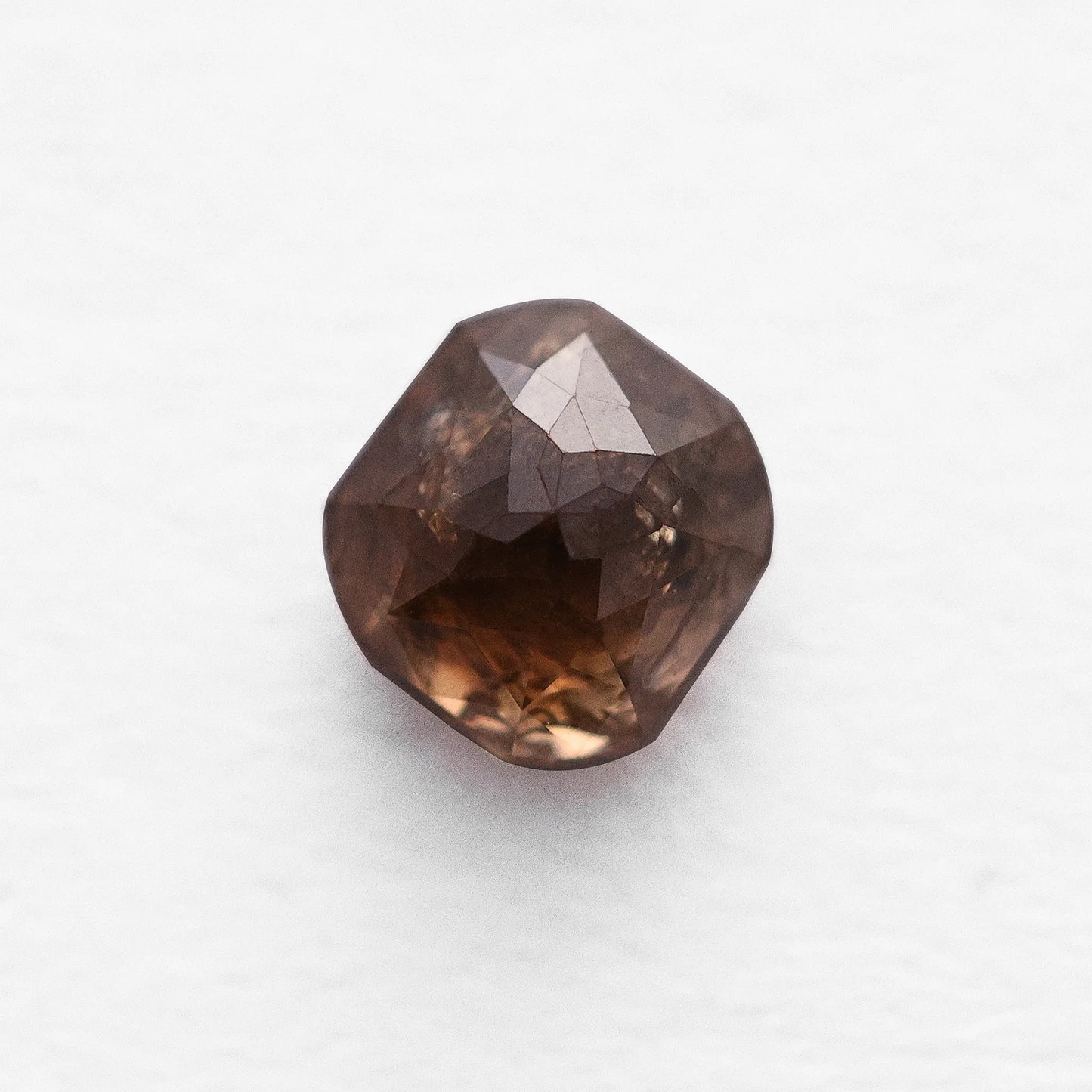 0.97 Ct Cushion Rose Cut Salt and Pepper Diamond