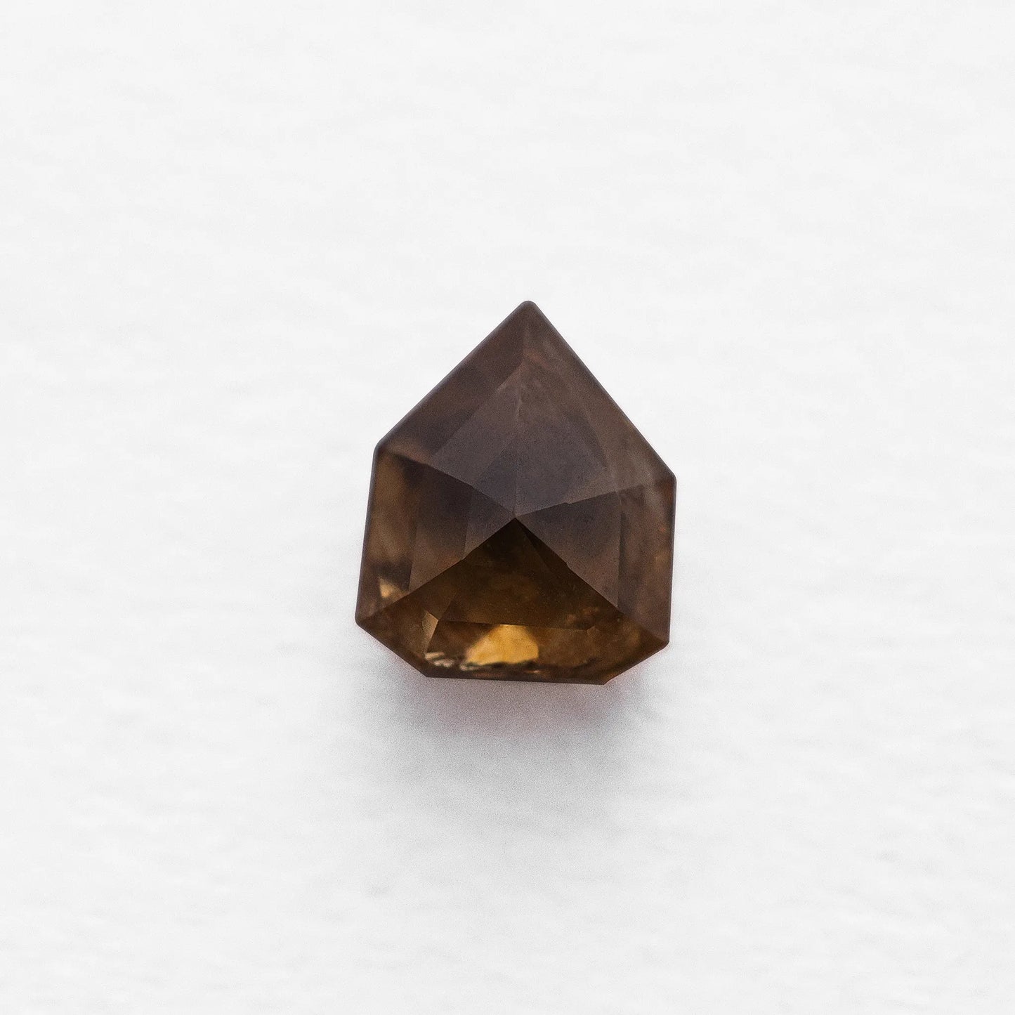 1.01 Ct Shield cut Brilliant Cut Salt and Pepper Diamond