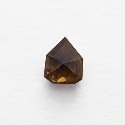 1.01 Ct Shield cut Brilliant Cut Salt and Pepper Diamond