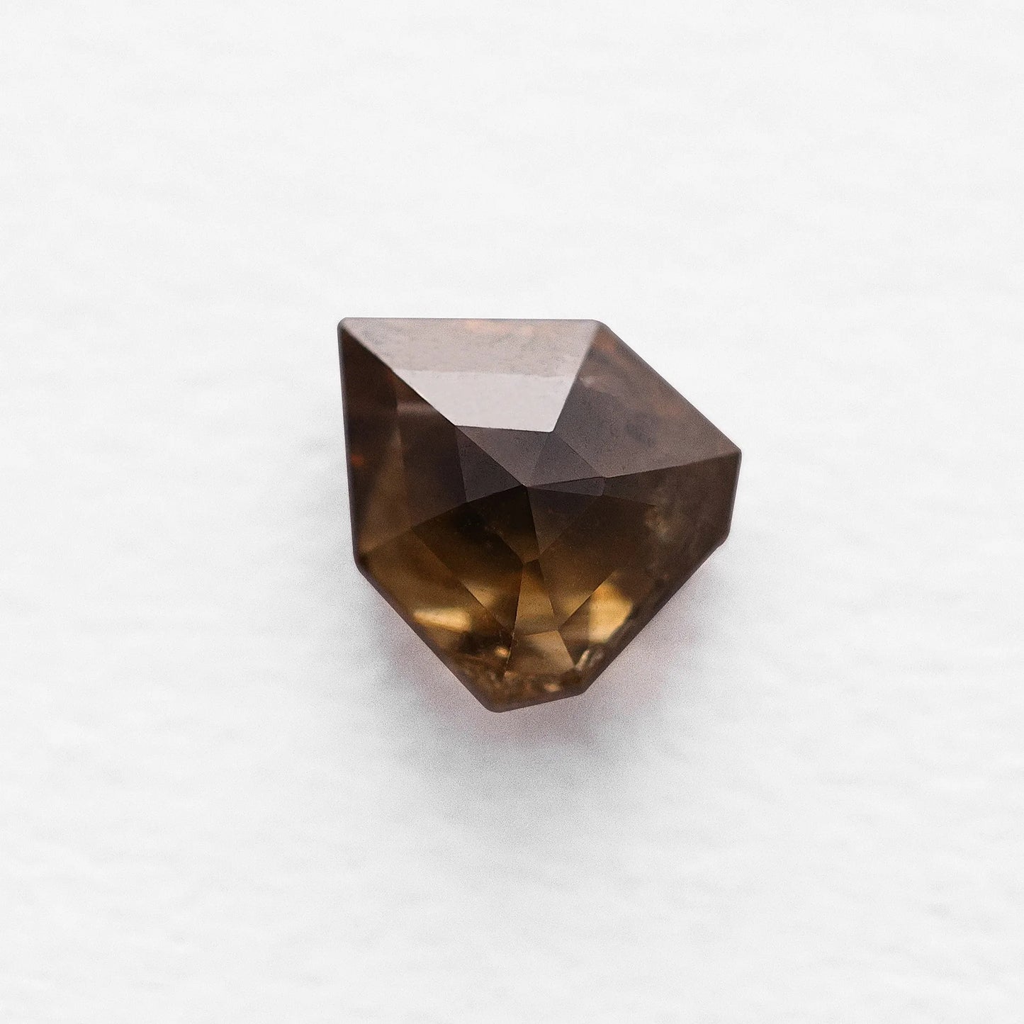 1.01 Ct Shield cut Brilliant Cut Salt and Pepper Diamond