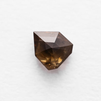1.01 Ct Shield cut Brilliant Cut Salt and Pepper Diamond