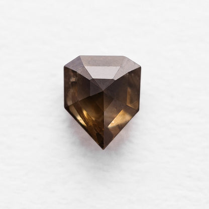 1.01 Ct Shield cut Brilliant Cut Salt and Pepper Diamond