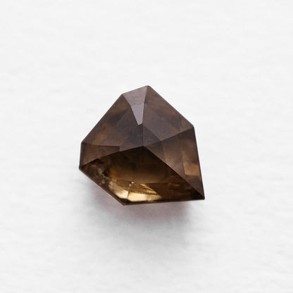 1.01 Ct Shield cut Brilliant Cut Salt and Pepper Diamond