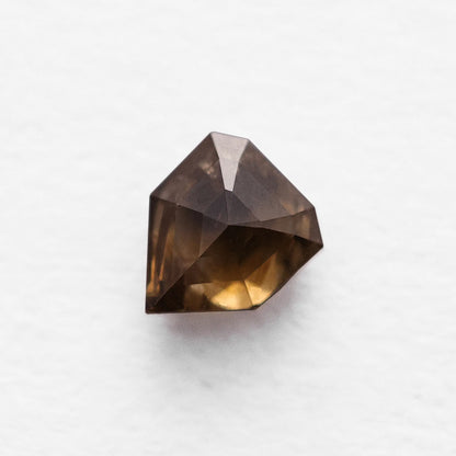 1.01 Ct Shield cut Brilliant Cut Salt and Pepper Diamond