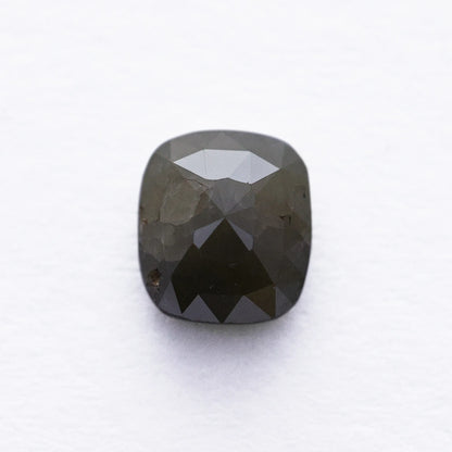 1.67 Ct Cushion Brilliant Cut Salt and Pepper Diamond