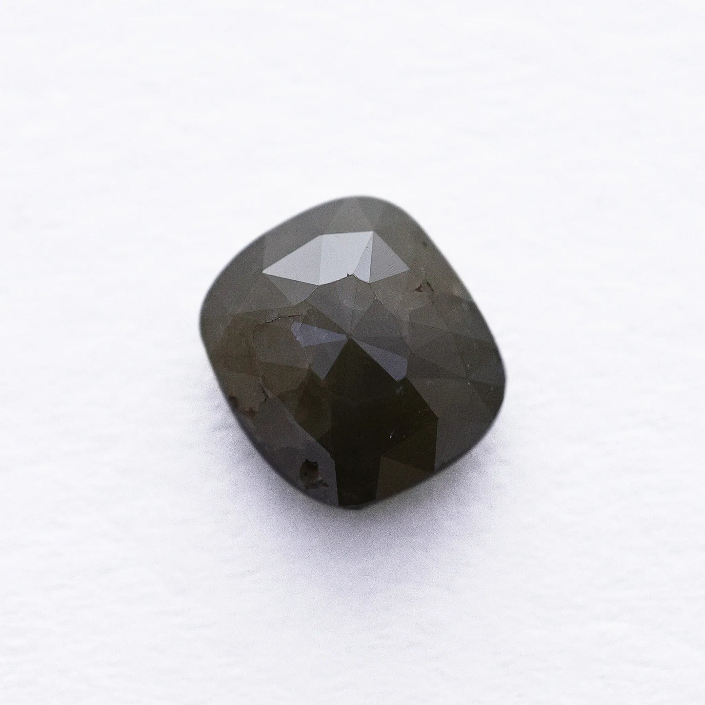 1.67 Ct Cushion Brilliant Cut Salt and Pepper Diamond