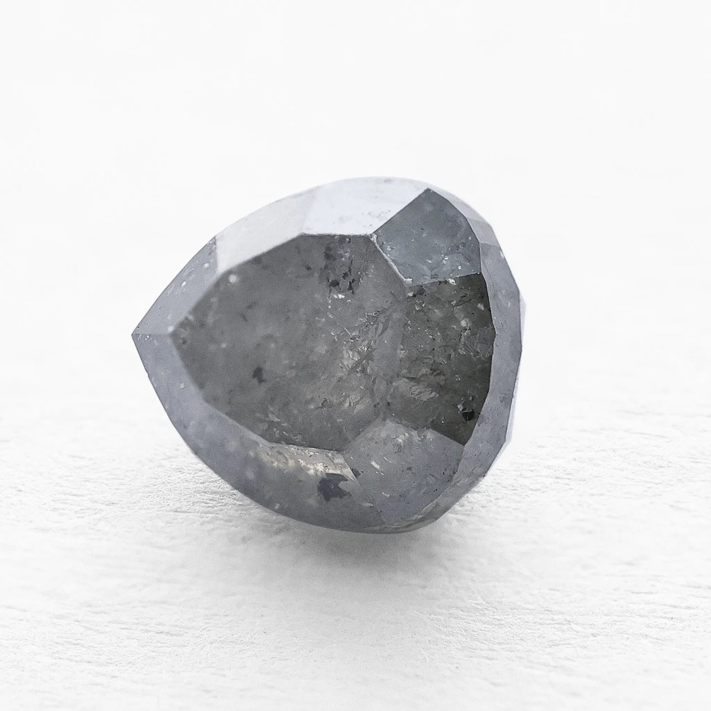 1.06 Ct Pear  Salt and Pepper Diamond