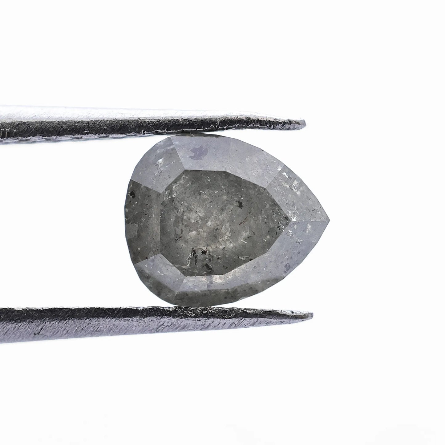 1.06 Ct Pear  Salt and Pepper Diamond
