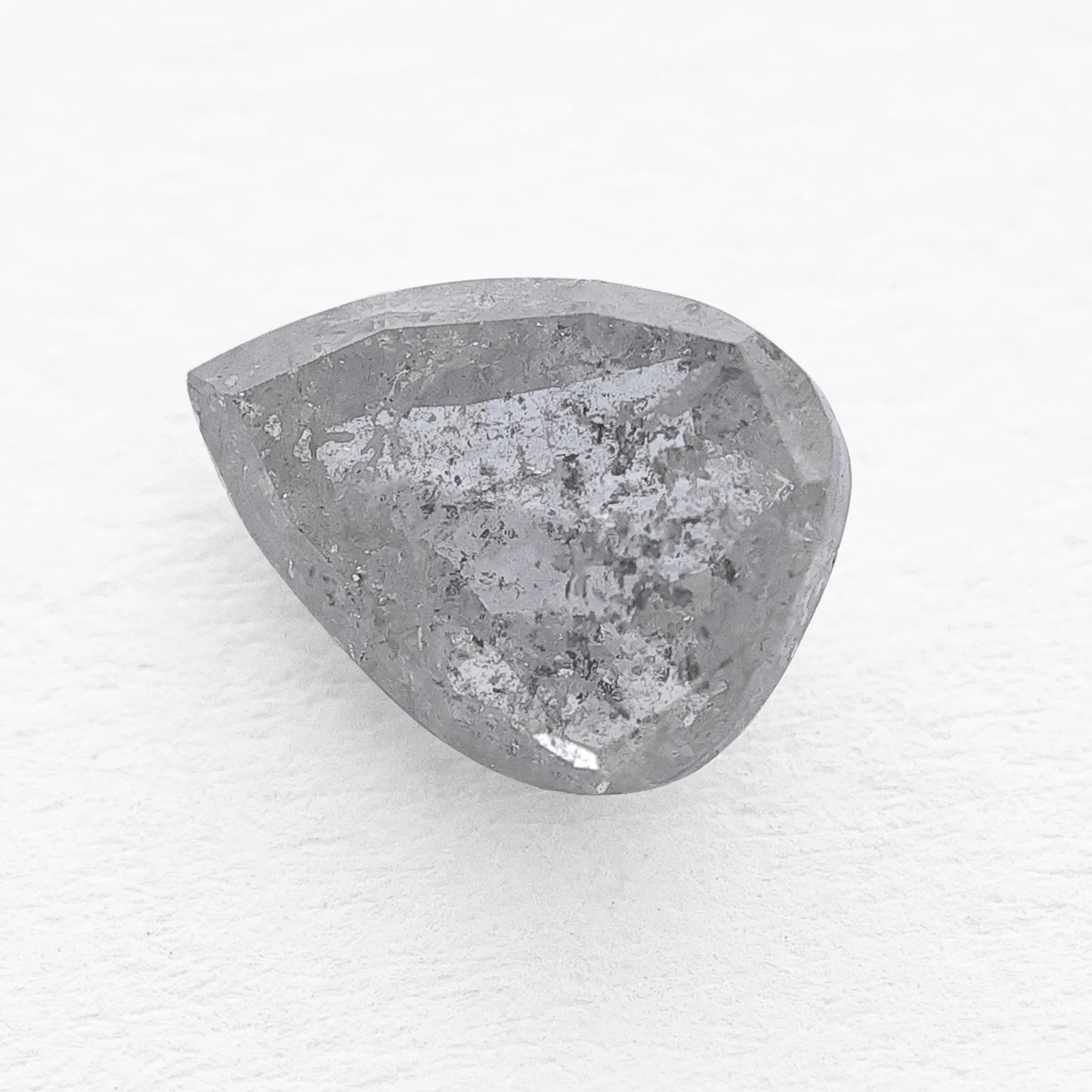0.93 Ct Pear  Salt and Pepper Diamond