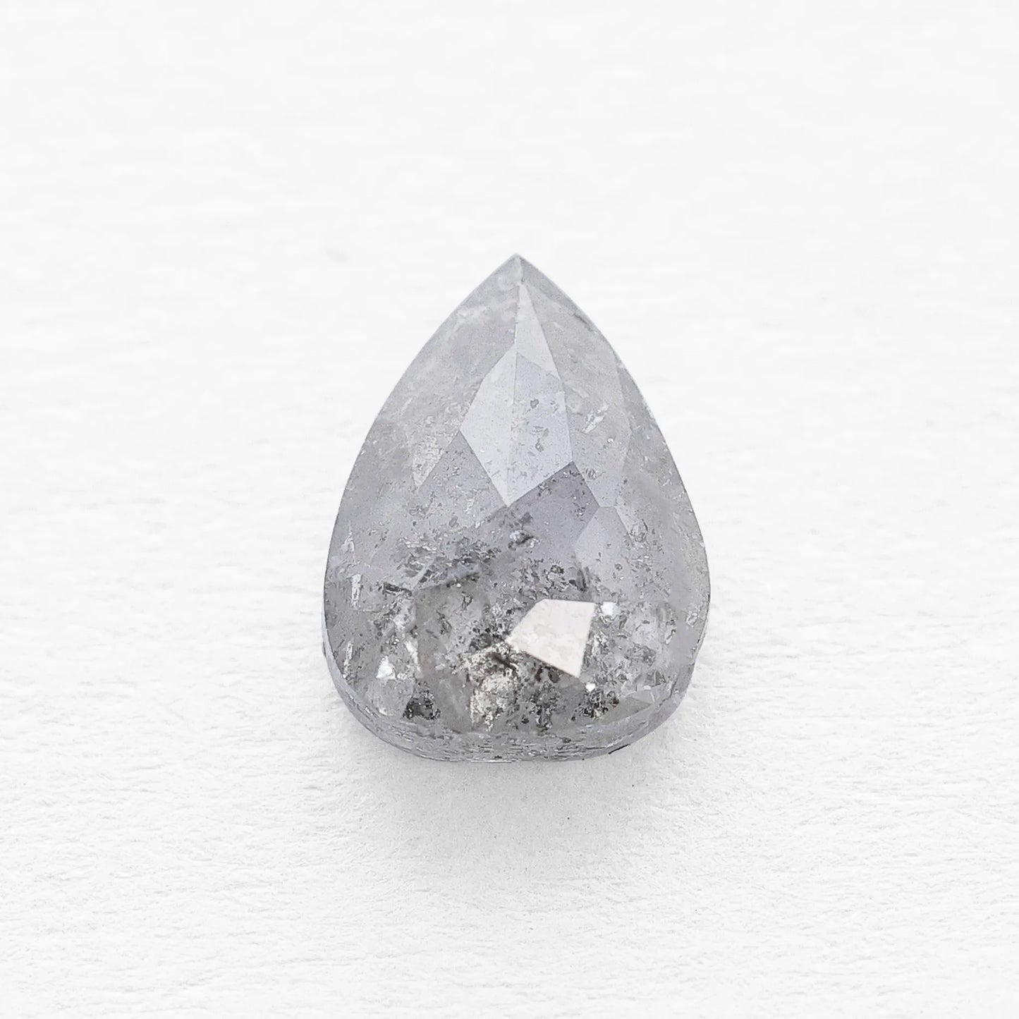 0.93 Ct Pear  Salt and Pepper Diamond