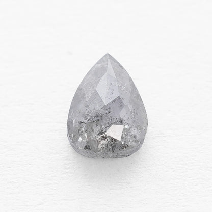 0.93 Ct Pear  Salt and Pepper Diamond