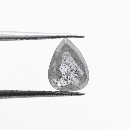 0.93 Ct Pear  Salt and Pepper Diamond
