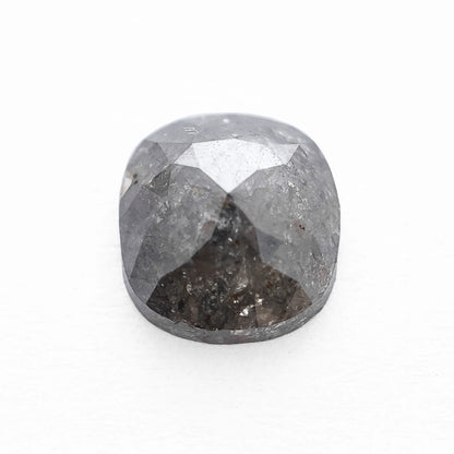 1.05 Ct Cushion Rose Cut  Salt and Pepper Diamond