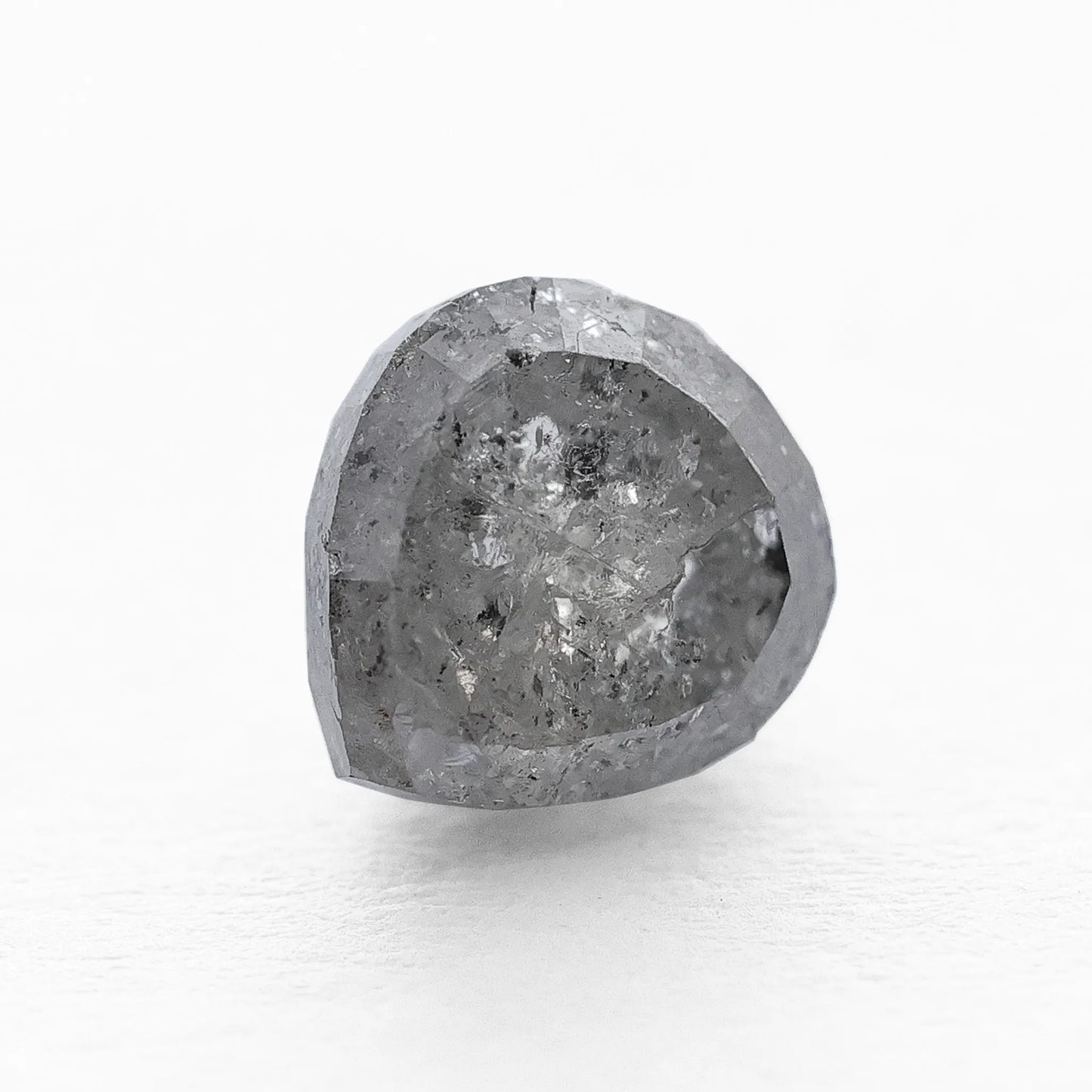 1.31 Ct Pear Brilliant Cut  Salt and Pepper Diamond