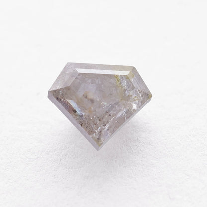 0.91 Ct Kite Brilliant Cut  Salt and Pepper Diamond