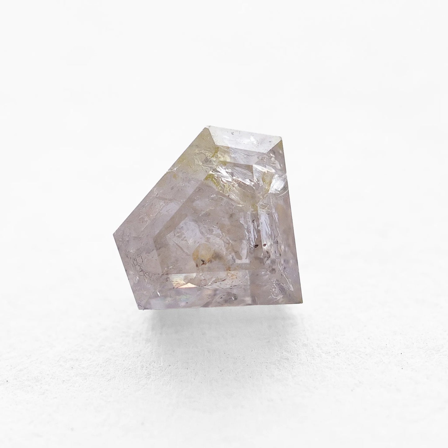 0.91 Ct Kite Brilliant Cut  Salt and Pepper Diamond