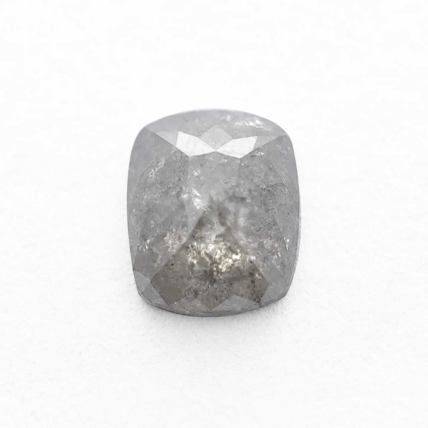 1.36 Ct Cushion Brilliant Cut  Salt and Pepper Diamond