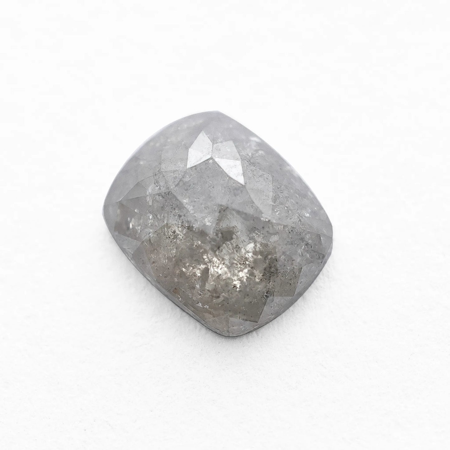 1.36 Ct Cushion Brilliant Cut  Salt and Pepper Diamond