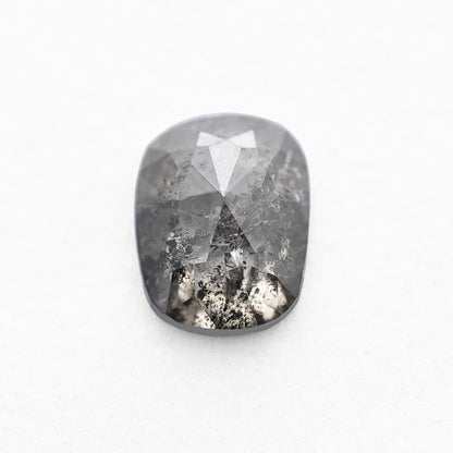0.80 Ct Cushion Brilliant Cut  Salt and Pepper Diamond