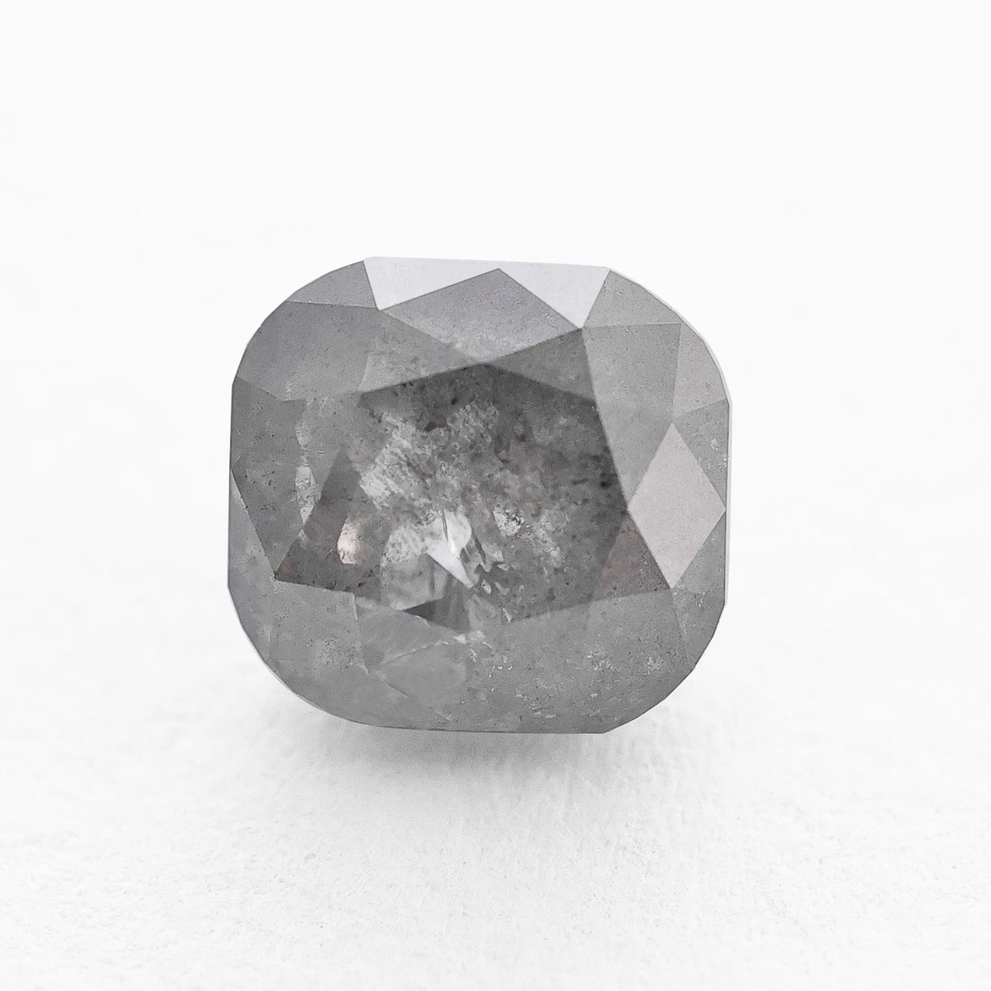 1.71 Ct Cushion Brilliant Cut  Salt and Pepper Diamond